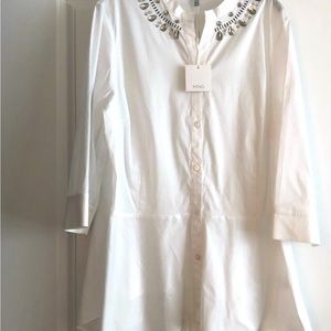 Ming Wang cotton blouse